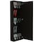 Tuhome Leto Wall Mounted Shoe Rack With Mirror, Single Door, Capacity For Ten Shoes, Black ZLW4759 - alternate 6